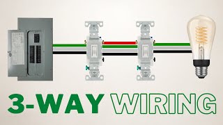 How to Wire a 3Way Switch  WirebyWire Diagrams for 3 Common Scenarios [upl. by Kamilah]