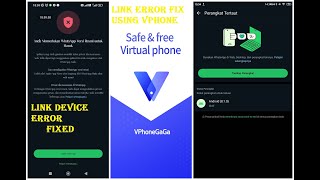 GB WhatsApp lite X Companion mode link device working using VPhone GaGa App [upl. by Frager385]