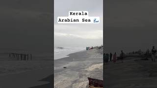 Alappuzha beach 🏖️ Arabian 🌊shortvideo shorts short youtubeshorts ytshorts [upl. by Larcher364]