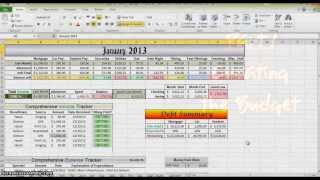 How to Make a Budget in Excel  Part 1 [upl. by Annavoj]