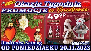 Biedronka  Nowy Katalog Promocyjny Od 20112023 Promocje w Biedronce – Katalog [upl. by Devine]