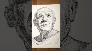 Pablo Picasso WordArt micrography picasso detail xyz artist [upl. by Warchaw476]