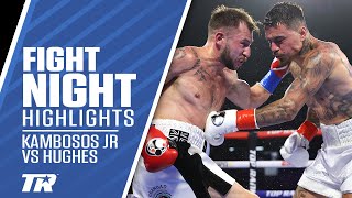 George Kambosos Jr Edges Maxi Hughes in Close Fight  FIGHT HIGHLIGHTS [upl. by Cerf988]