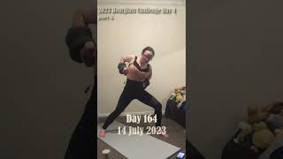 Day 164 Chloe Ting Transformation amp Weight Loss Challenge 2023 Motivation 💚 part 4 [upl. by Teece]