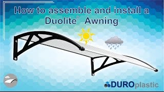 How to assemble and install  Duolite Awning [upl. by Stefanie]