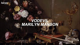 Vodevil  Marilyn Manson Spanish  English lyrics [upl. by Ronoh]