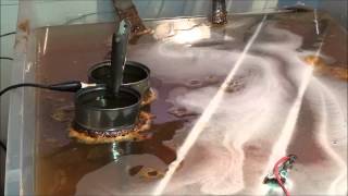 MACHINE SHOP TIPS 146 Part 2 Electrolysis Rust Removal Experiment 2 tubalcain [upl. by Nommad]