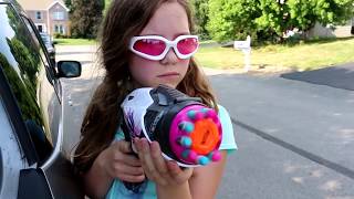 Nerf War Twin Toys Takes On Babyteeth4 Part 2 [upl. by Enelyahs]