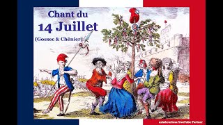 Chant du 14 Juillet de Gossec amp en souvenir de la création du drapeau français  TRIO vocal [upl. by Adyol]