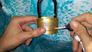 Lock Picking a Lockwood 12060 [upl. by Jeminah600]