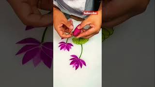 food making art panting flowers viral shortsviral creativeart [upl. by Rudyard]