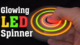 DIY LED hand spinner fidget [upl. by Aidas]