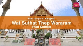 Wat Suthat Temple in Bangkok [upl. by Tecla730]