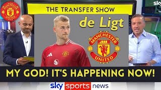 🚨 MATTHIJS DE LIGT ARRIVES in MANCHESTER✅ €45MILLION AGREED ‼  THE GAMECHANGER FOR MAN UNITED💯 [upl. by Bahr238]