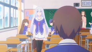 Masuzu se sienta al lado de Eita  Ore no Kanojo to Osananajimi ga Shuraba Episodio 01 [upl. by Bendite]