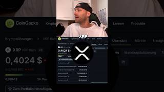 XRP KURS⚠️Hält diese wichtige Unterstützung❓xrp xrpnews xrpripple xrparmy crypto krypto [upl. by Arodoeht242]