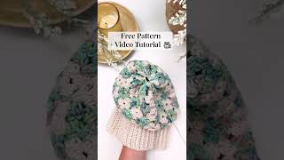 Free Crochet Granny Stitch Hat Pattern  6 Sizes [upl. by Gorton]