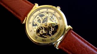 Dugena skeleton mens wristwatch swiss made [upl. by Tova16]