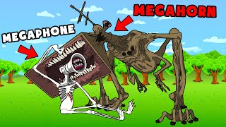 MEGAHORN VS GREAT MOTHER MEGAPHONE Cartoon Animation [upl. by Asit]