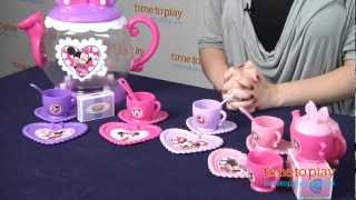 Minnie Mouse Bowtique Bowtastic Teapot Playset from Just Play [upl. by Colligan]