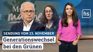 Generationswechsel bei den Grünen  hessenschau vom 23112023 [upl. by Akehsar]