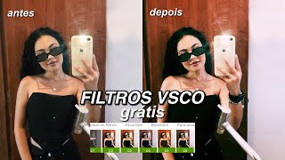 COMO TER TODOS OS FILTROS DO VSCO GRÁTIS  para IOS [upl. by Atsirk597]