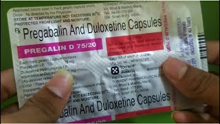 Pregalin D 7020 mg Tablet use in hindi  Pregabalin amp Duloxetine Tablet use in hindi [upl. by Ludovick45]