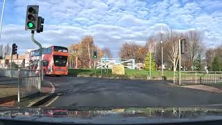 Leeds HareHills Test Centre CrossGates Spiral Roundabout 27 January 2024 [upl. by Annaid634]