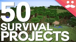 50 Projects For Your Minecraft Survival Worlds [upl. by Floeter]