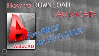 How to legally download and install Autocad for free Educational version [upl. by Tija]