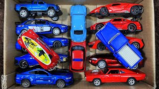 Box Full of Model Cars GTR R50 Porsche 911 GT3 Toyota AE86 Pagani Huayra Ford GT BMW Dtmcars [upl. by Hemphill]