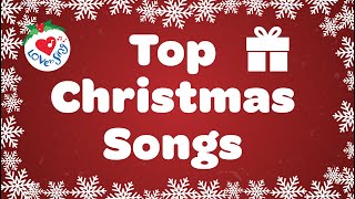 Top Christmas Songs Playlist with Lyrics 30 Minutes [upl. by Lhadnek287]