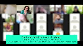 Duolingos Yiddish Accent Explained [upl. by Aicined]