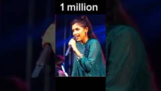 Ankita bhattacharya viral song😲 viralshort 1 million views on YouTube 🤠💥😎 [upl. by Eelarol]