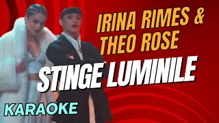 Irina Rimes x Theo Rose  Stinge luminile  Karaoke Instrumental Fox Master MiamiBici2 [upl. by Diana]