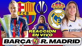 BARÇA vs REAL MADRID 🎙️ COMENTARIOS EN VIVO ⚽ EL CLÁSICO de SUPERCOPA [upl. by Janey104]