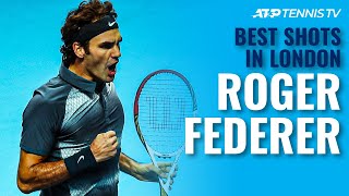 Roger Federer Best ATP Finals Shots In London [upl. by Cohl]