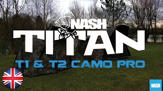 Nash Tackle Titan T1 amp T2 Camo Pro [upl. by Owiat]