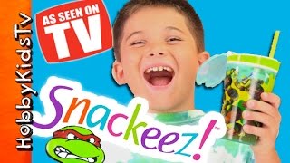 Snackeez Surprise Toys with HobbyKidsTV [upl. by Porche]