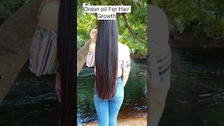 💯Onion Oil For Hair Growth TonicLong Hair Tipsshorthaircare hairgrowth [upl. by Adnofal]