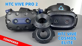 HTC Vive Pro 2 vs Cosmos Elite Which VR Headset is better [upl. by Ainirtac]