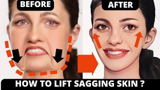 🛑 LIFT SAGGING SKIN EXERCISE JOWLS ANTIAGING FACE LIFTING EXERCISES FOR SAGGING SKIN COLLECTION [upl. by Itra270]