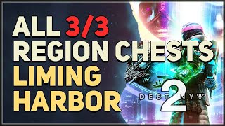 All 3 Liming Harbor Region Chests Destiny 2 [upl. by Llemrej]