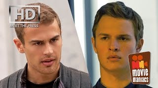 Insurgent  Divergent 2  the Guys meet the press 2015 Ansel Elgort Theo James Jai Courtney [upl. by Charlie]