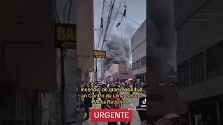 Incendio en Mesa Redonda peru noticias noticiasperu urgente [upl. by Ssidnak723]