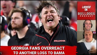 Georgia Football fans overreact to another crushing loss to Alabama The comeback just wasnt enough [upl. by Ttayw]