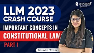 Constitutional Law for CLAT PG 2023  Constitutional Law Lecture for CLAT PG Preparation [upl. by Aid]