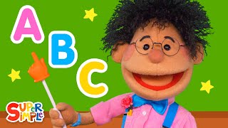 The Alphabet Chant With The Super Simple Puppets  Kids Songs  Super Simple Songs [upl. by Querida]