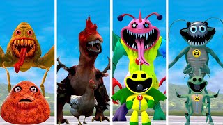 EVOLUTION OF NEW SMILING CRITTERS UPDATE VS ALL POPPY LAYTIME CHAPTER 3 Garry Mod [upl. by Reneta]