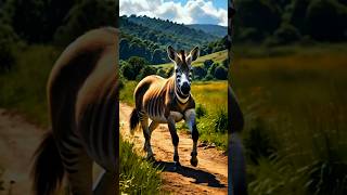 Meet the Zonkey 🦓🐴 shorts Wildlife shortsviral [upl. by Natsirk]